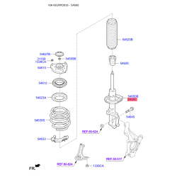 Амортизатор правый 54660-D9250 Mobis