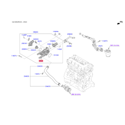 Корпус термостату 25620-2GGA0 Mobis