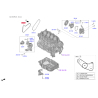 Поликлиновой ремень 25212-2E820 Mobis - 252122E820 - схема с каталога 25212A, KRUSPEX20