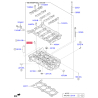 Напрямна втулка клапана 22114-25000 Mobis - 2211425000 - схема з каталогу 22114D, KKMAPTH23