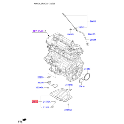 Масляний піддон 21510-2B040 Mobis