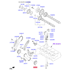 Комплект цепи привода распредвала 23121-2F001 Mobis