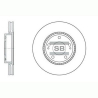 Диск гальмівний HI-Q Sangsin Brake - SD1051 - зображення №1