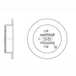 Диск тормозной HI-Q Sangsin Brake