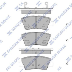 Колодки тормозные дисковые комплект HI-Q Sangsin Brake