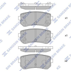 Колодки тормозные дисковые комплект HI-Q Sangsin Brake