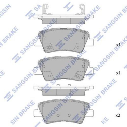 Колодки тормозные дисковые комплект HI-Q Sangsin Brake