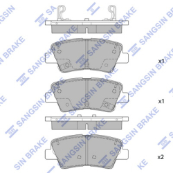 Колодки тормозные дисковые комплект HI-Q Sangsin Brake