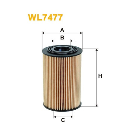 Фильтр масляный WIX - WL7477 - изображение №1 WL7477