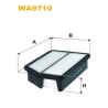 Фільтр повітряний WIX - WA9710 - зображення №1