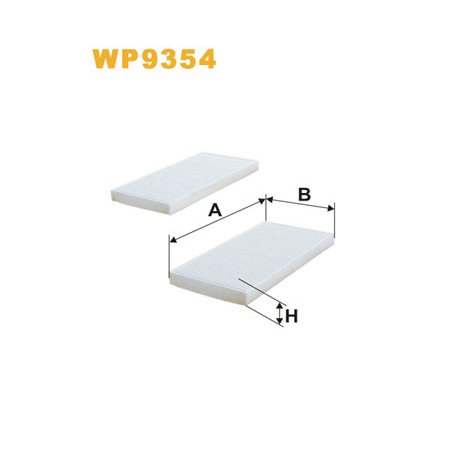 Фільтр салону WIX - WP9354 - зображення №1 WP9354