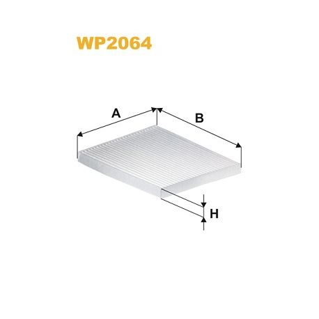 Фільтр салону WIX - WP2064 - зображення №1 WP2064