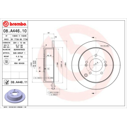 Диск тормозной Brembo