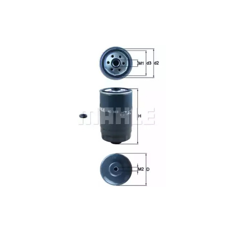 Фильтр топливный Mahle KC 503 D. Фото 1 KC 503 D