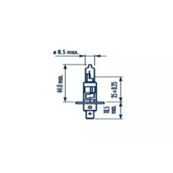 Лампочка H1 (P14,5s, 55 Вт, 12 V) Narva