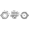Електродвигун, вентиляція салону AVA QUALITY COOLING KA8250. Фото 1