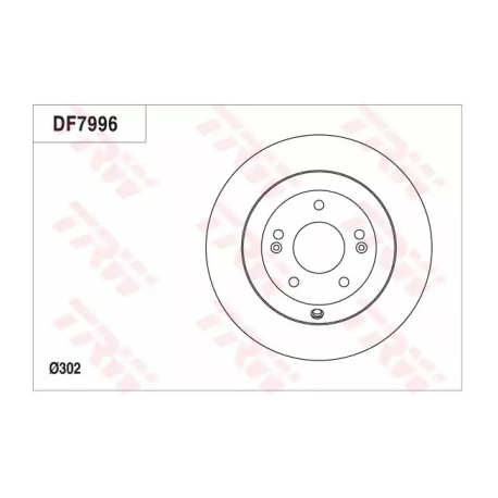 Диск тормозной TRW DF7996. Фото 1 DF7996