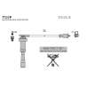 Провода высоковольтные TESLA T537P. Фото 1