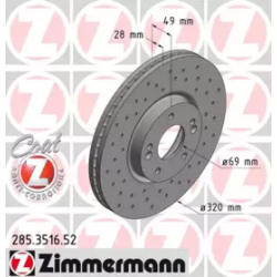 Диск гальмівний Zimmermann