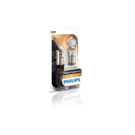 Лампочка R5W (BA15s, 5 Вт, 12 V) PHILIPS PH 12821B2. Фото 1 PH 12821B2