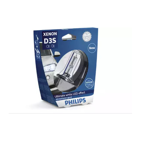 Лампочка D3S (газоразрядная лампа) (PK32d-5, 35 Вт, 42 V) PHILIPS PH 42403WHV2S1. Фото 1 PH 42403WHV2S1