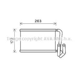 Радиатор печки AVA QUALITY COOLING