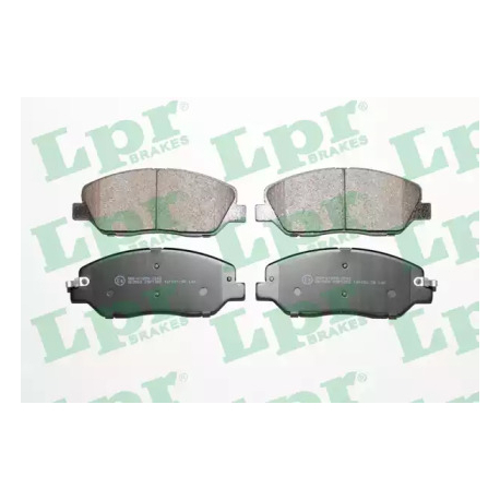Колодки тормозные дисковые комплект LPR LPR 05P1382. Фото 1 LPR 05P1382