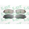 Колодки тормозные дисковые комплект LPR LPR 05P1382. Фото 1