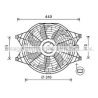 Вентилятор радиатора охлаждения AVA QUALITY COOLING KA7537. Фото 1