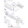 Вкладыши коренные 21020-3C320 Mobis - 210203C320 - схема с каталога 21020D, KKMAPDH11