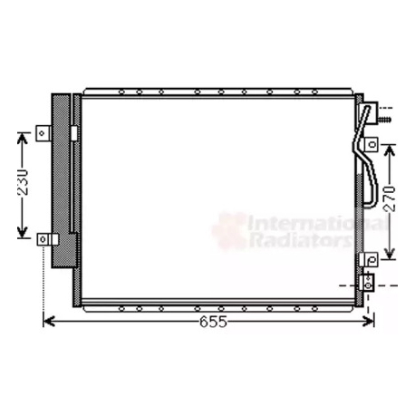 Радиатор кондиционера Van Wezel VZ 83005123. Фото 1 VZ 83005123