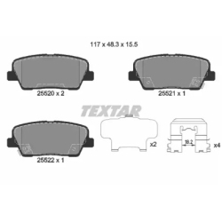 Колодки гальмівні дискові комплект Textar