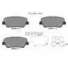 Колодки тормозные дисковые комплект Textar TX 2552001. Фото 1