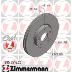 Диск гальмівний Zimmermann