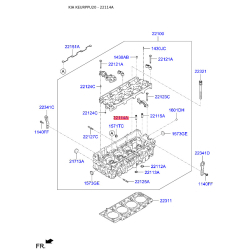 Напрямна втулка клапана 22114-4A000 Mobis