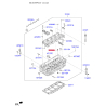 Напрямна втулка клапана 22114-4A000 Mobis - 221144A000 - схема з каталогу 22114A, KEURPPU20
