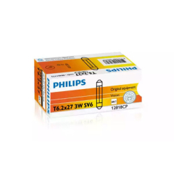 Лампочка Цокольная лампа накаливания (SV6, 3 Вт, 12 V) PHILIPS