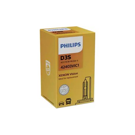 Лампочка D3S (газоразрядная лампа) (PK32d-5, 35 Вт, 42 V) PHILIPS PH 42403VIC1. Фото 1 PH 42403VIC1