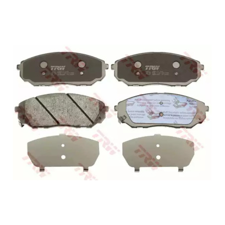 Колодки тормозные дисковые комплект TRW GDB3452. Фото 1 GDB3452
