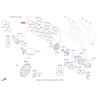 Кольца поршневые 23040-3CGA0 Mobis - 230403CGA0 - схема с каталога 23040A, KKMAPA918