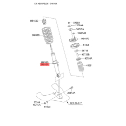 Амортизатор правый 54640-3E100 Mobis
