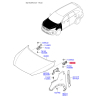 Петля капота левая 79110-C5000 Mobis - 79110C5000 - схема с каталога 79110, KRUSPC518