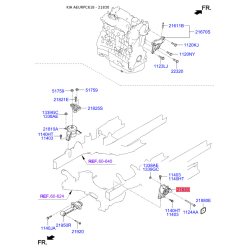 Подушка двигателя 21830-C5400 Mobis
