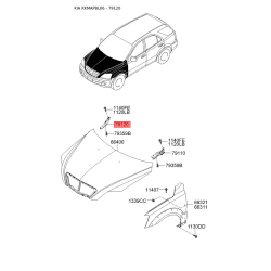 Петля капота правая 79120-3E000 Mobis