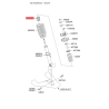 Буфер (отбойник) амортизатора 54602-3E100 Mobis - 546023E100 - схема с каталога H54590, KKMAPBL06
