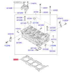 Прокладка головки 22311-2G700 Mobis
