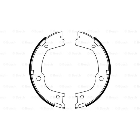 Колодки ручного (стояночного) тормоза BOSCH - 0 986 487 776 - изображение №1 0 986 487 776