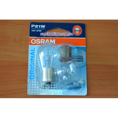 Лампочка P21W OSRAM (2 шт) 7506-02В Фото 1 OS 7506-02B