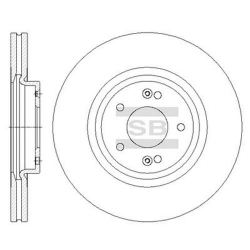 Диск тормозной HI-Q Sangsin Brake