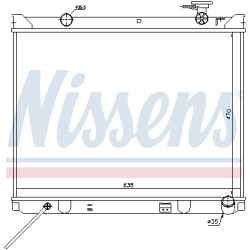 Радиатор охлаждения двигателя Nissens